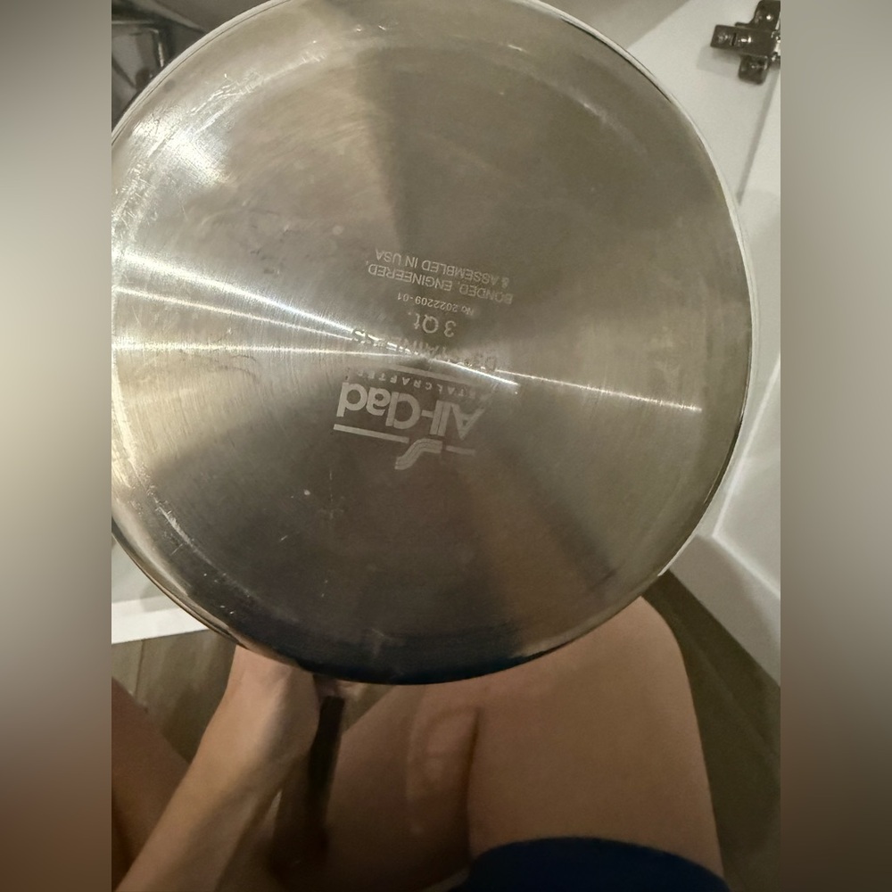 All-Clad Stainless Steel Saucepan - Silver